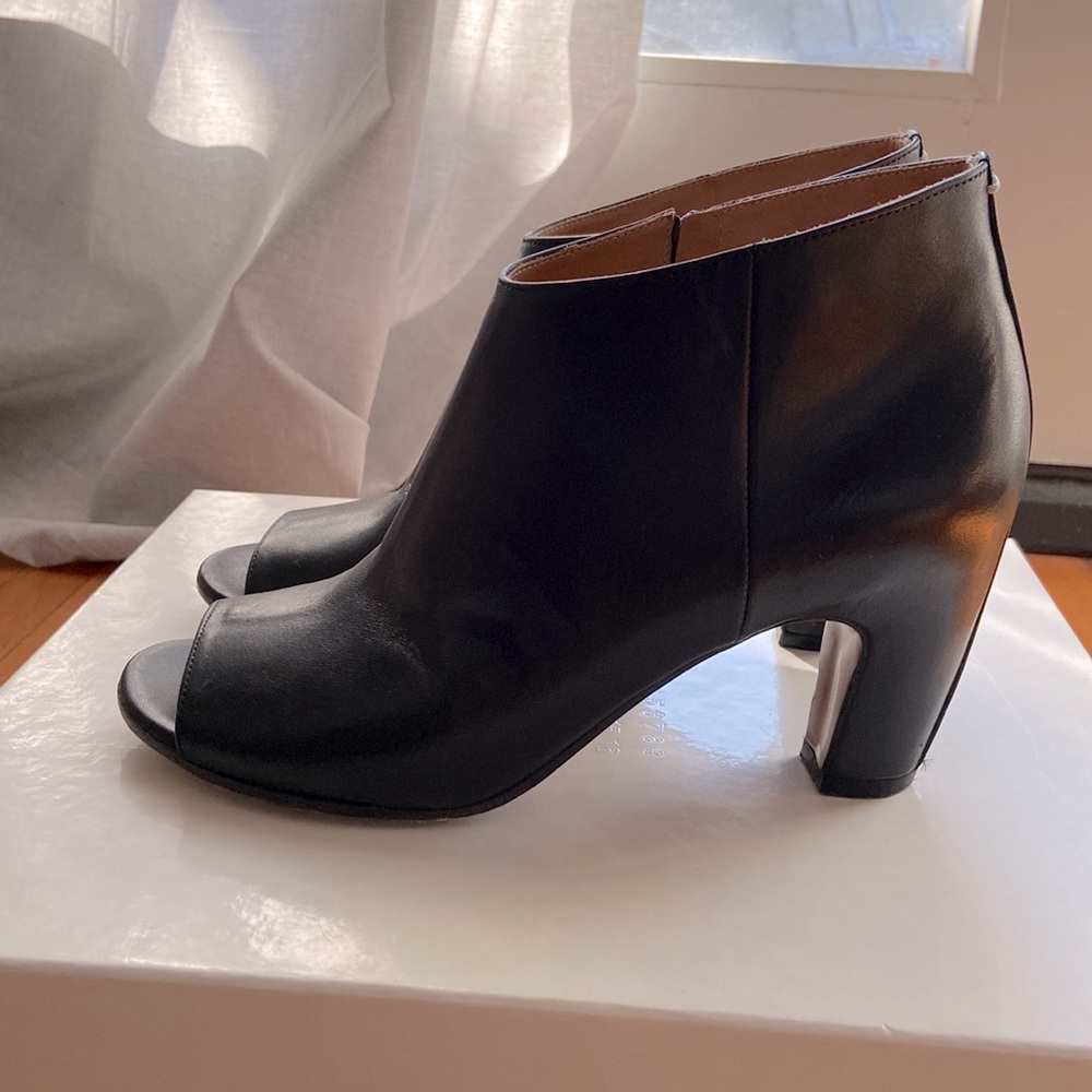 Maison Margiela Peep Toe Booties Size 36
